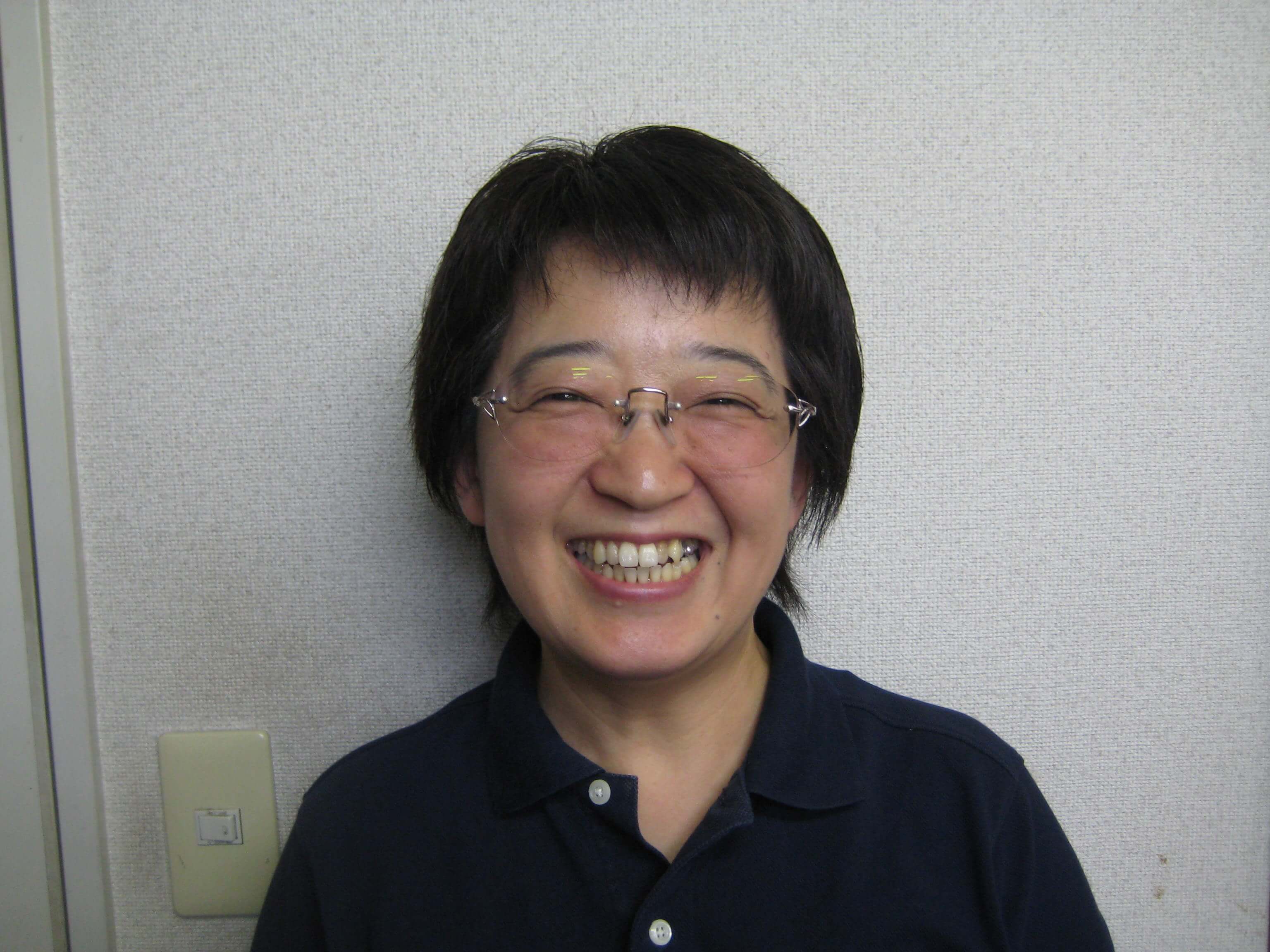 笑顔が自慢です